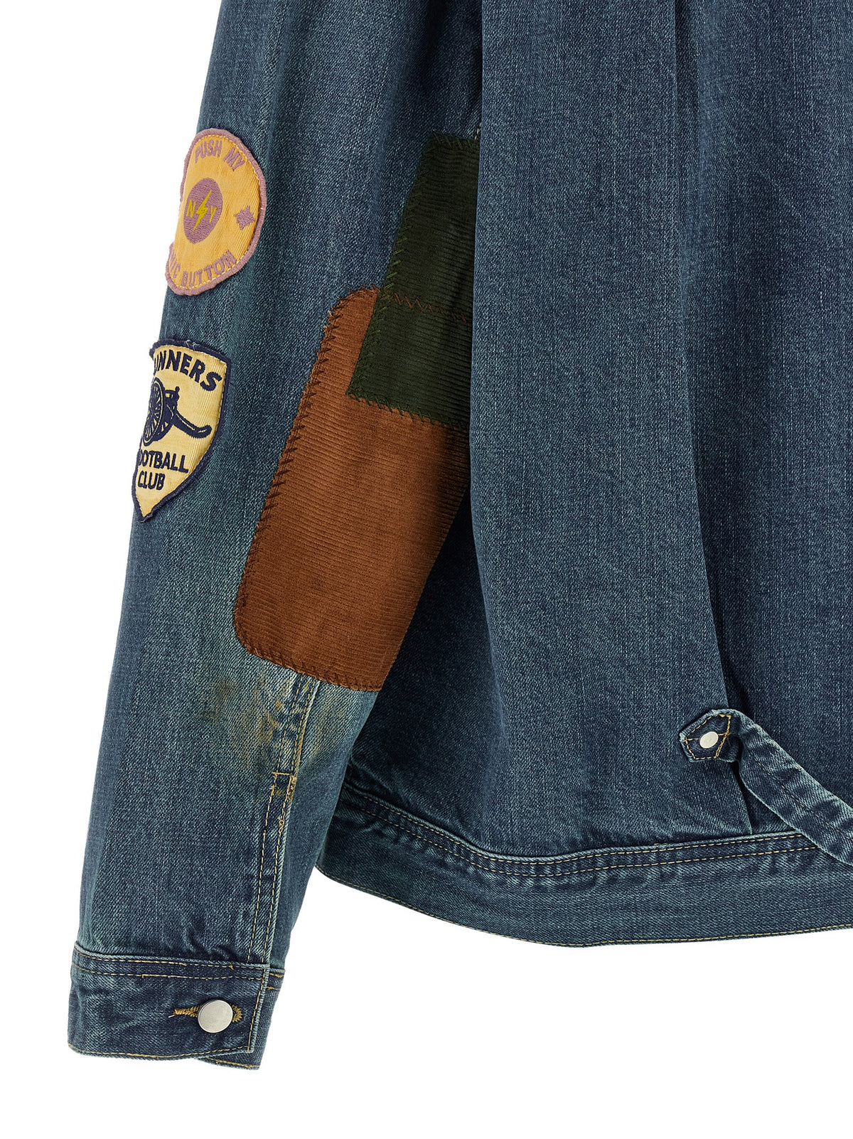 Veste en jean en coton bleue TROUVÉE