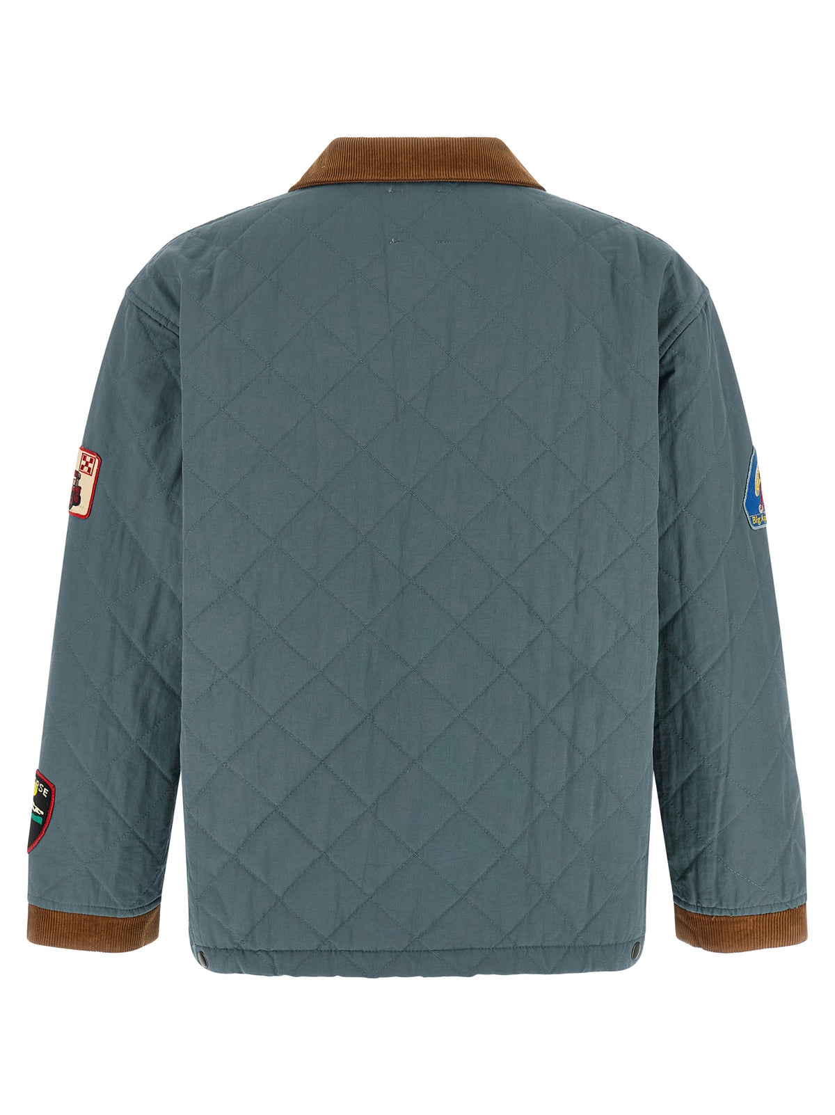 FOUND Blue Cotton Full-Length Jacket