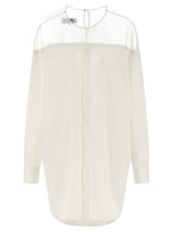 MM6 Maison Margiela White Cotton Blouse