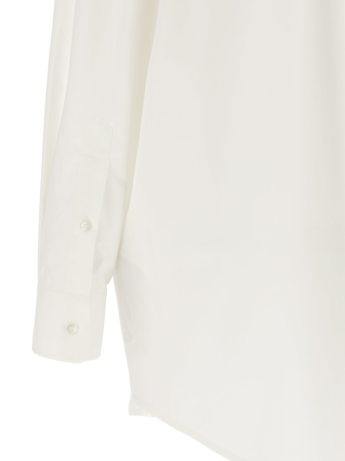 MM6 Maison Margiela White Cotton Blouse