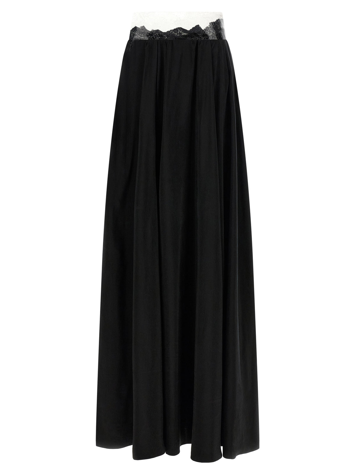 Mini-jupe Maison Margiela noire et cuivrée