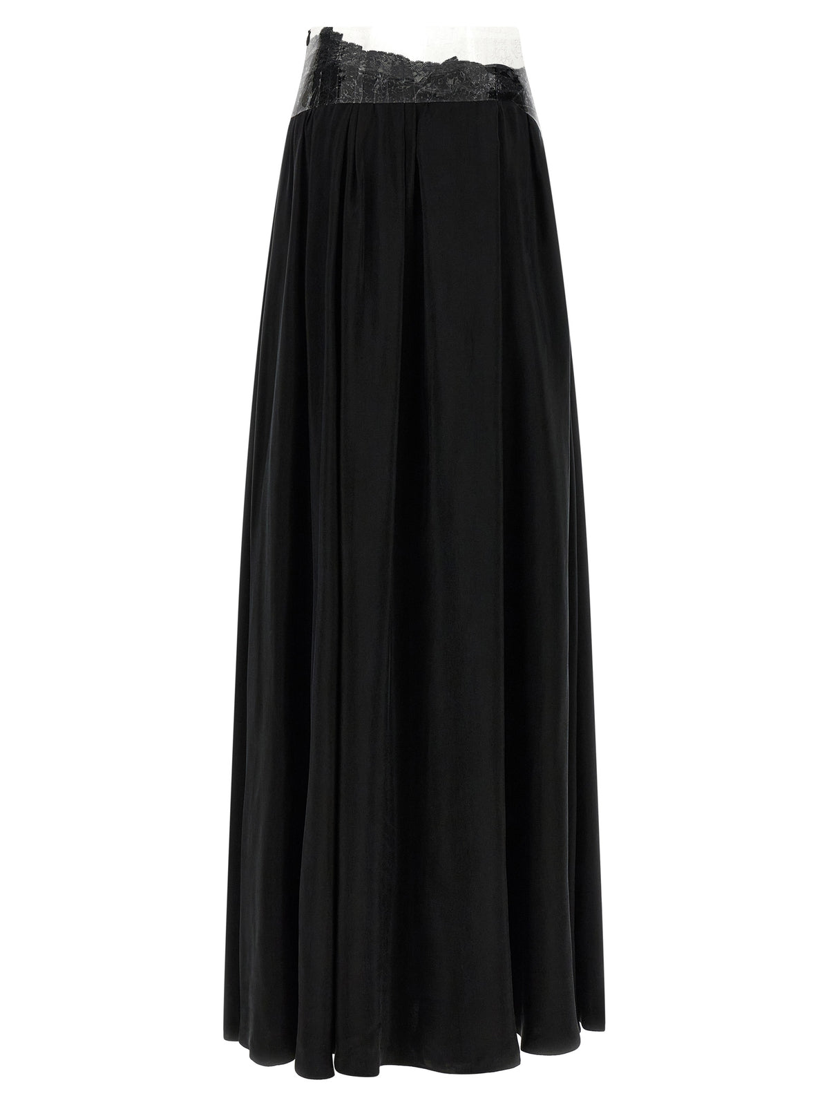 Mini-jupe Maison Margiela noire et cuivrée