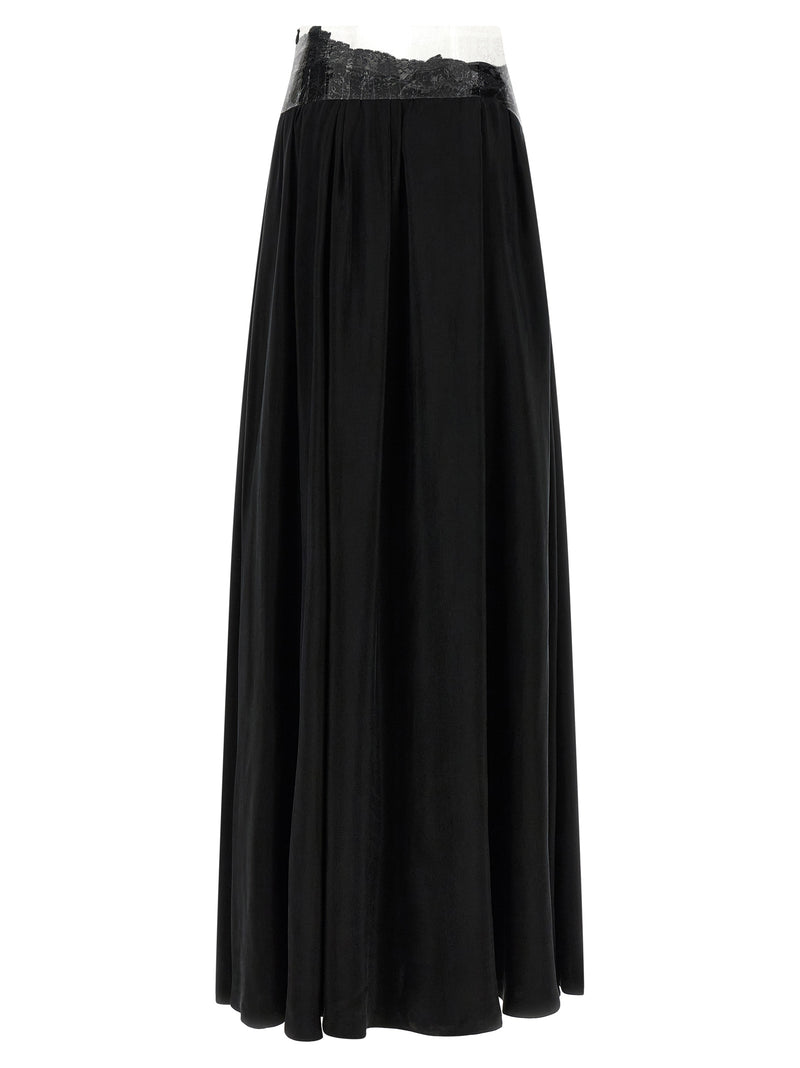 Maison Margiela Black Copper Mini Skirt