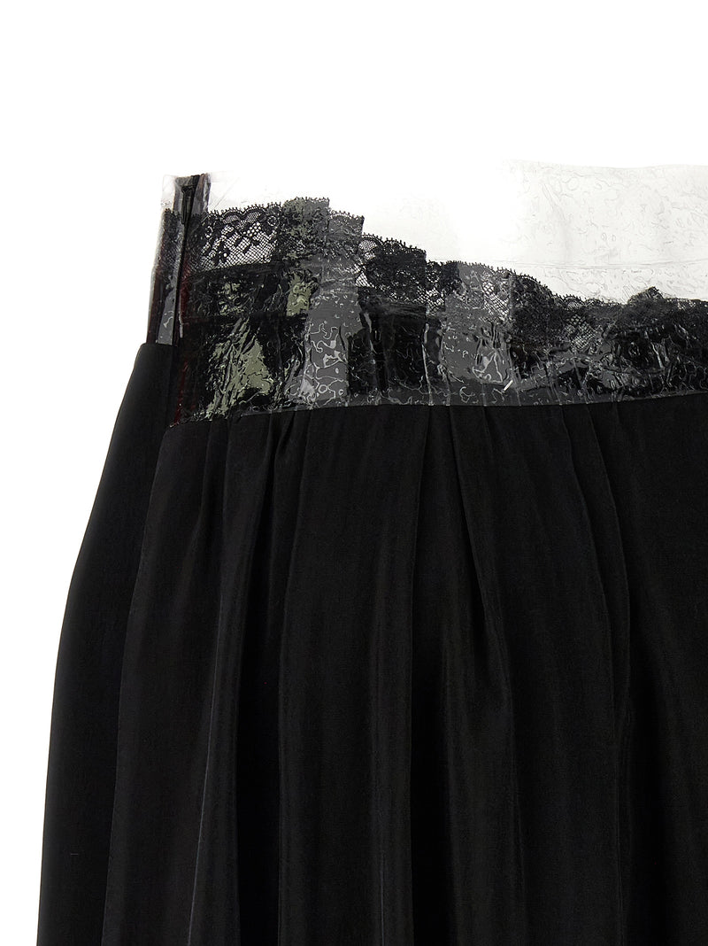 Maison Margiela Black Copper Mini Skirt