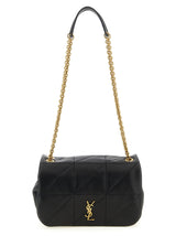 Sac bandoulière Saint Laurent en cuir d'agneau noir