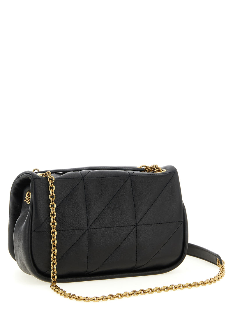 Sac bandoulière Saint Laurent en cuir d'agneau noir