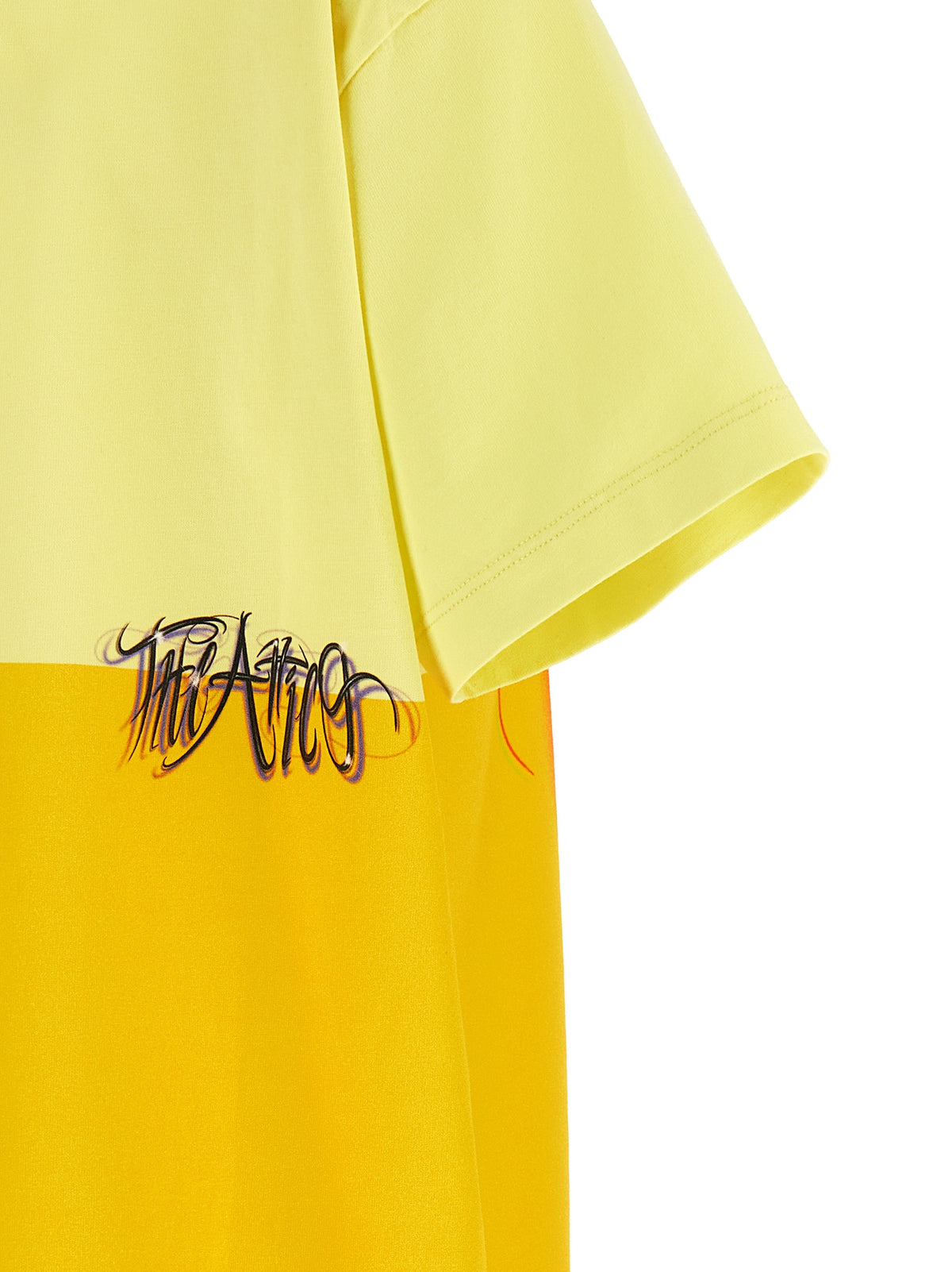The Attico Il Primo Bagno Bicolor Cotton T-Shirt