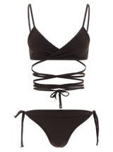 The Attico Il Primo Bagno Brown Polyamide Bikini
