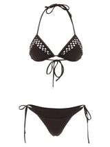 The Attico Il Primo Bagno Brown Polyamide Bikini