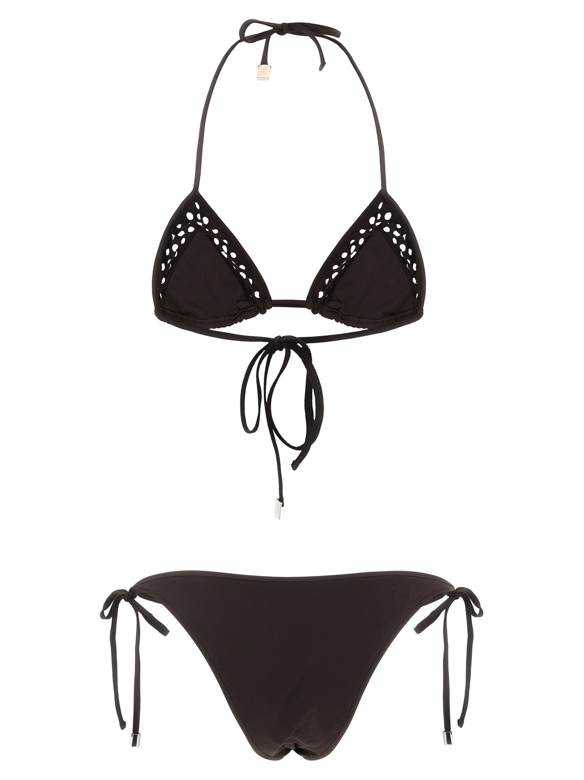The Attico Il Primo Bagno Brown Polyamide Bikini
