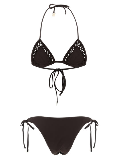 The Attico Brown Polyamide Bikini