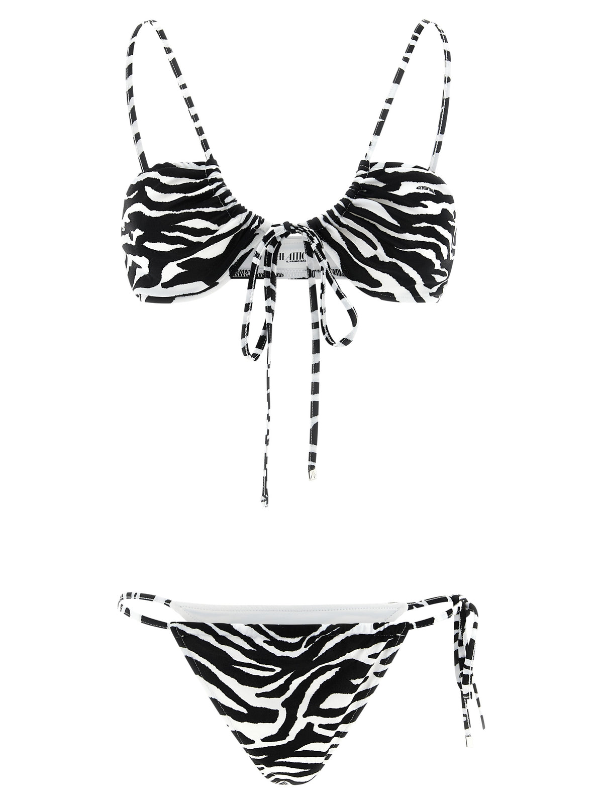 The Attico Il Primo Bagno Bicolor Polyester Bikini