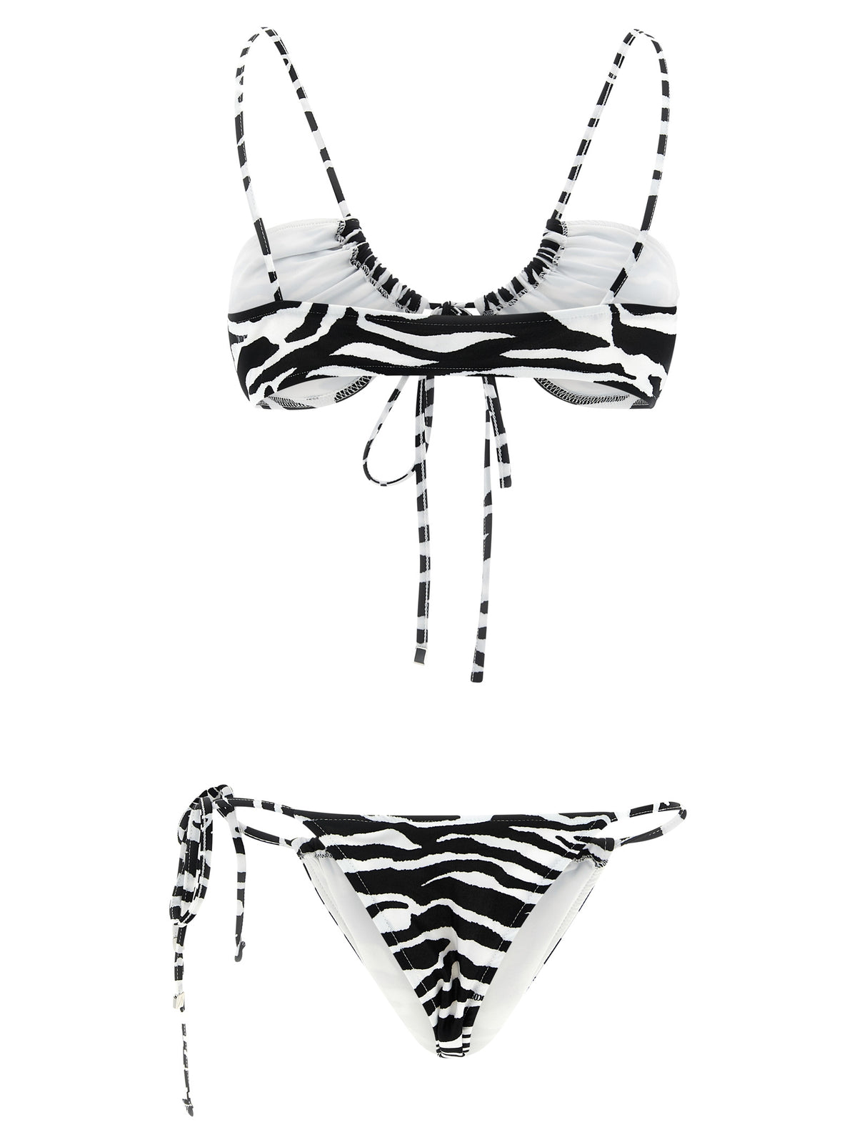 The Attico Il Primo Bagno Bicolor Polyester Bikini