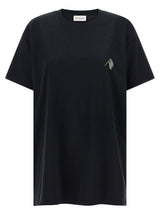 T-shirt en coton noir Attico