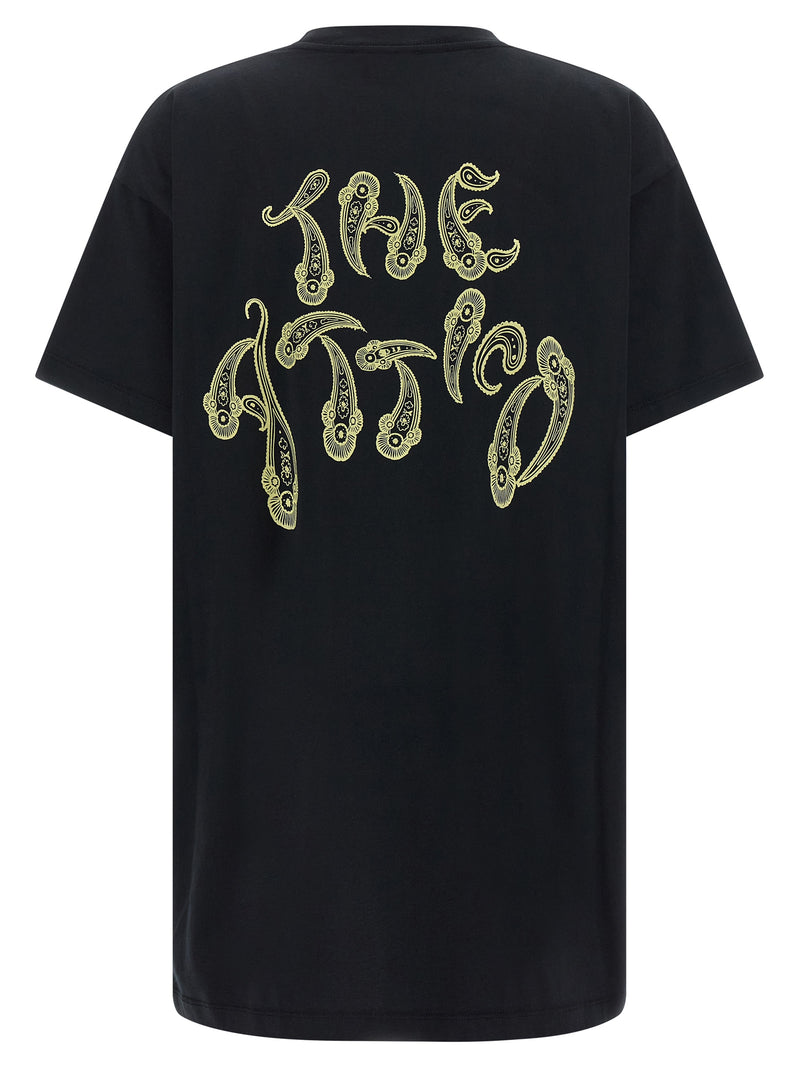T-shirt en coton noir Attico