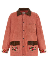 FOUND Multicolor Cotton Full-Length Jacket - Vintage Style