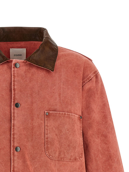FOUND Multicolor Cotton Full-Length Jacket