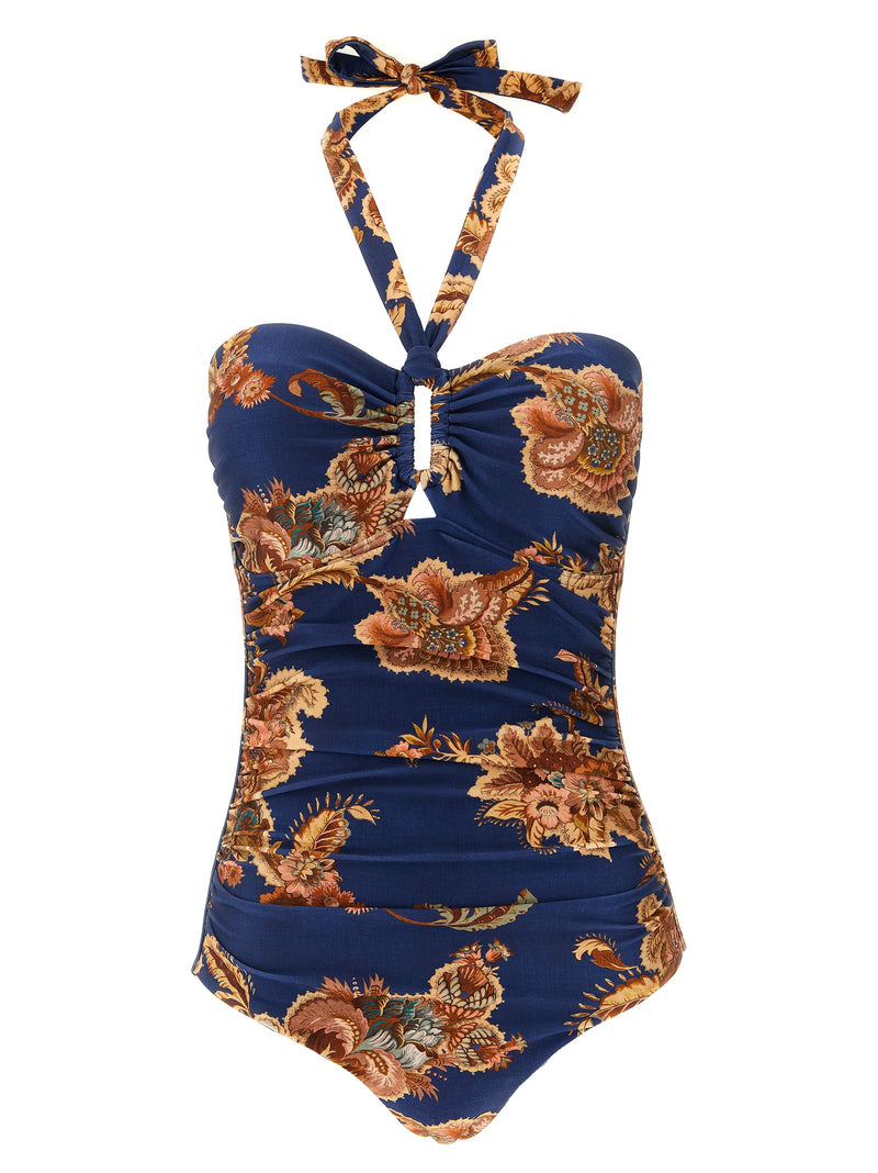 Maillot de bain une pièce Zimmermann en polyamide multicolore