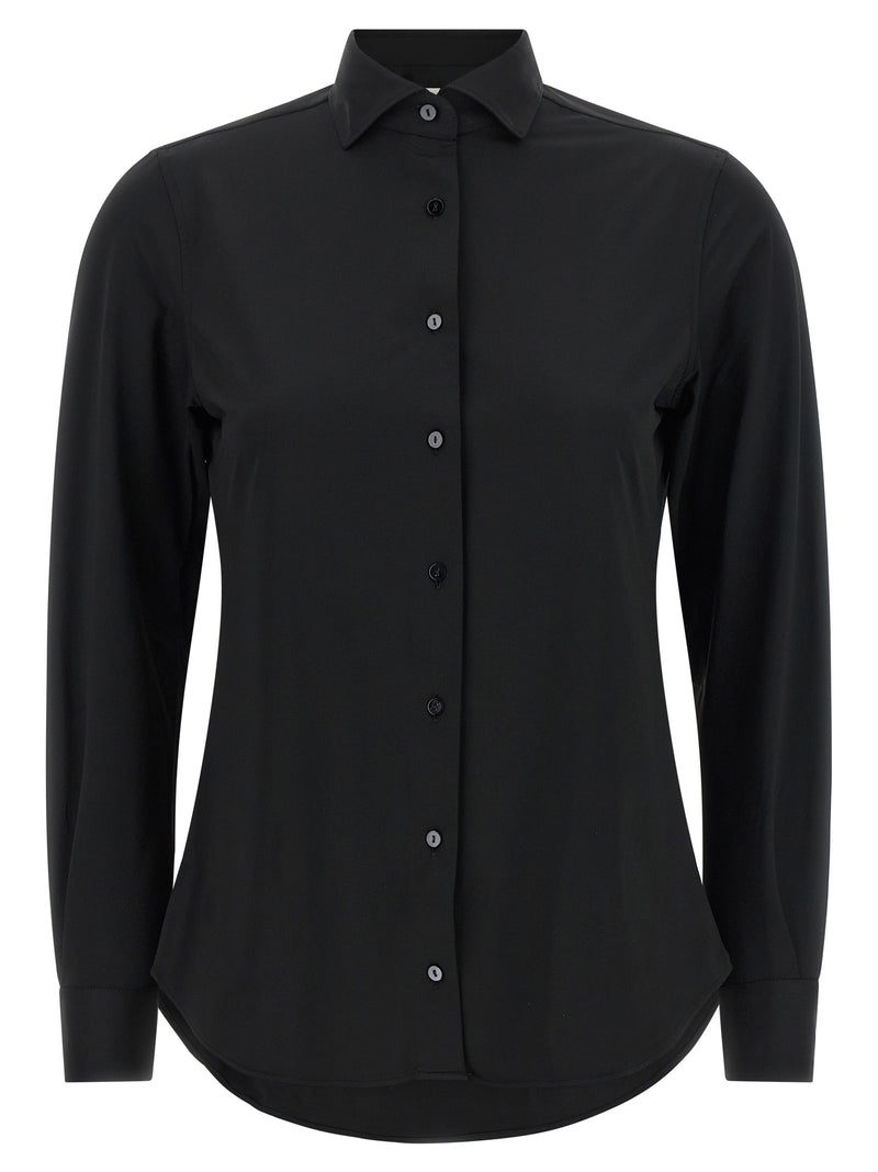 XACUS Pina Black Polyamide Blouse for Women