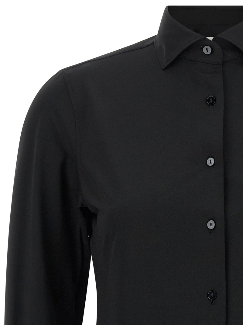 XACUS Pina Black Polyamide Blouse for Women