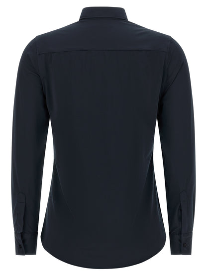 XACUS Blue Polyamide Blouse