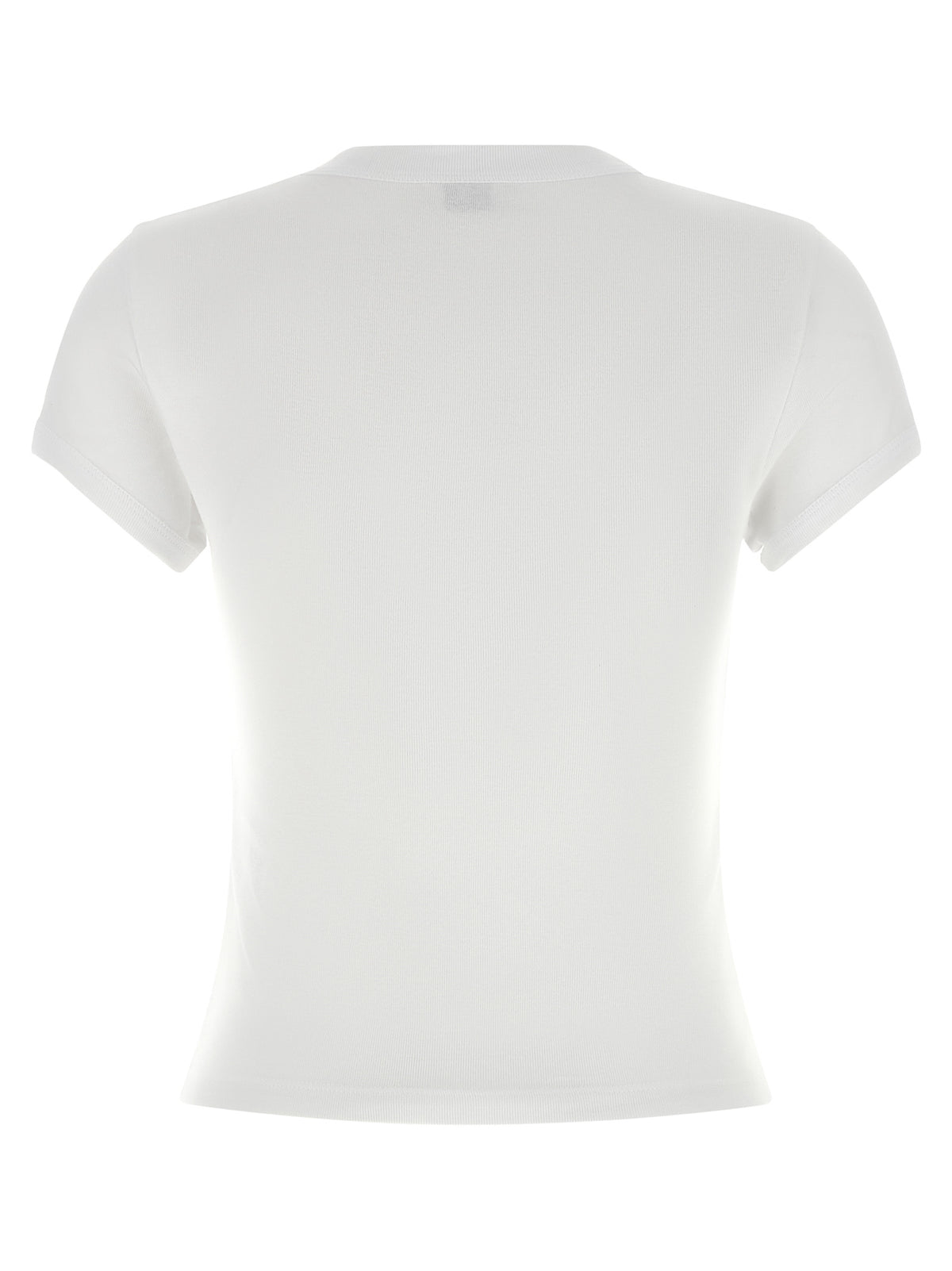 T-shirt blanc en coton Saint Laurent