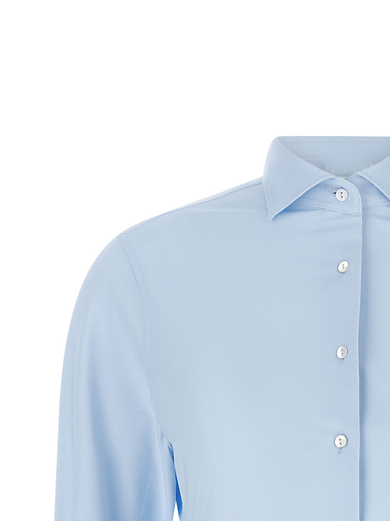 Blouse XACUS en polyamide bleu