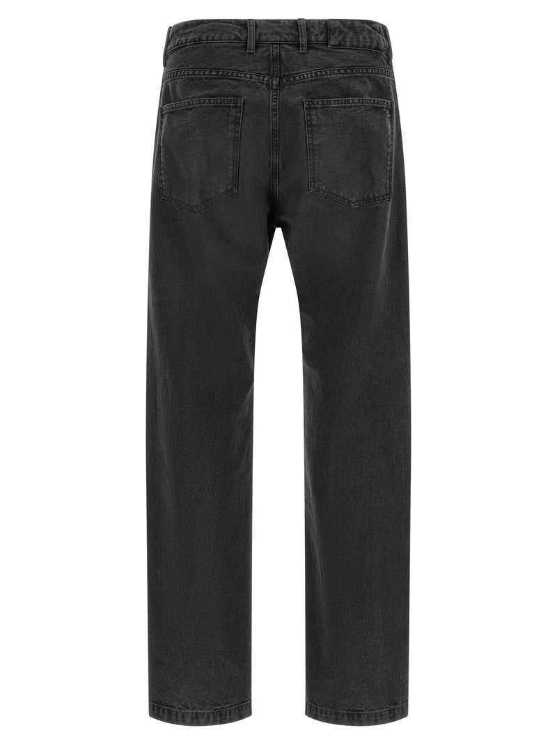 MFPEN Gray Organic Cotton Straight-Leg Jeans for Men