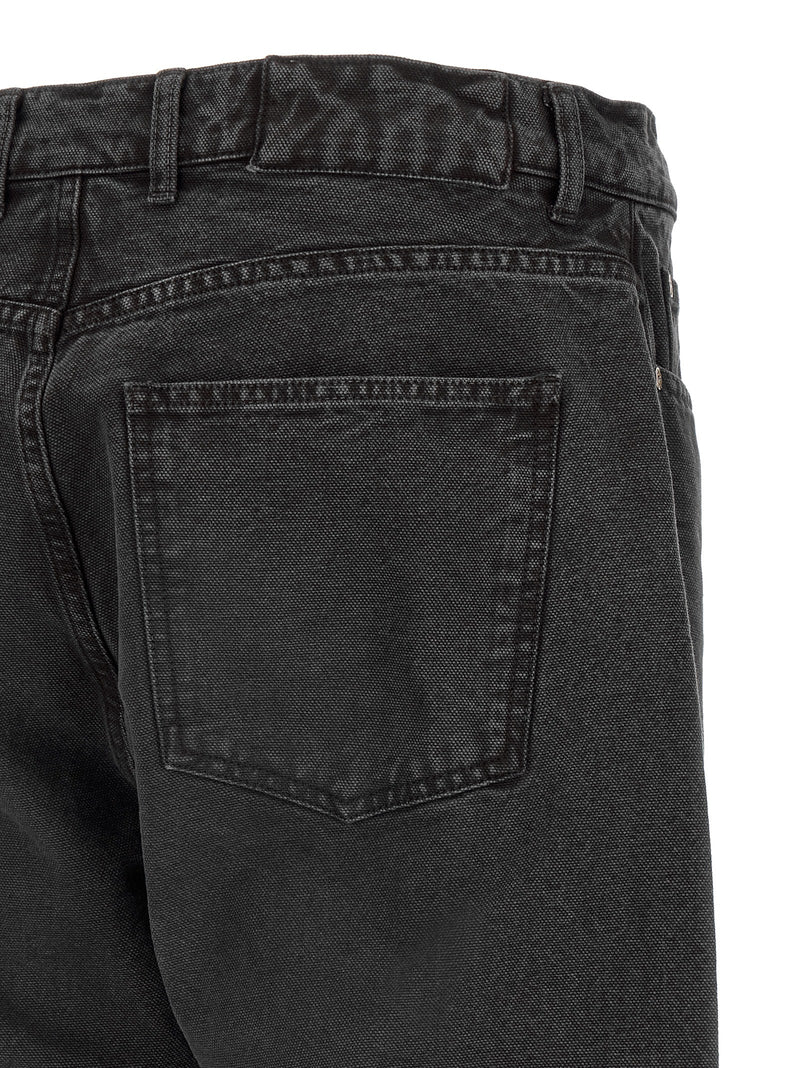 MFPEN Gray Organic Cotton Straight-Leg Jeans for Men