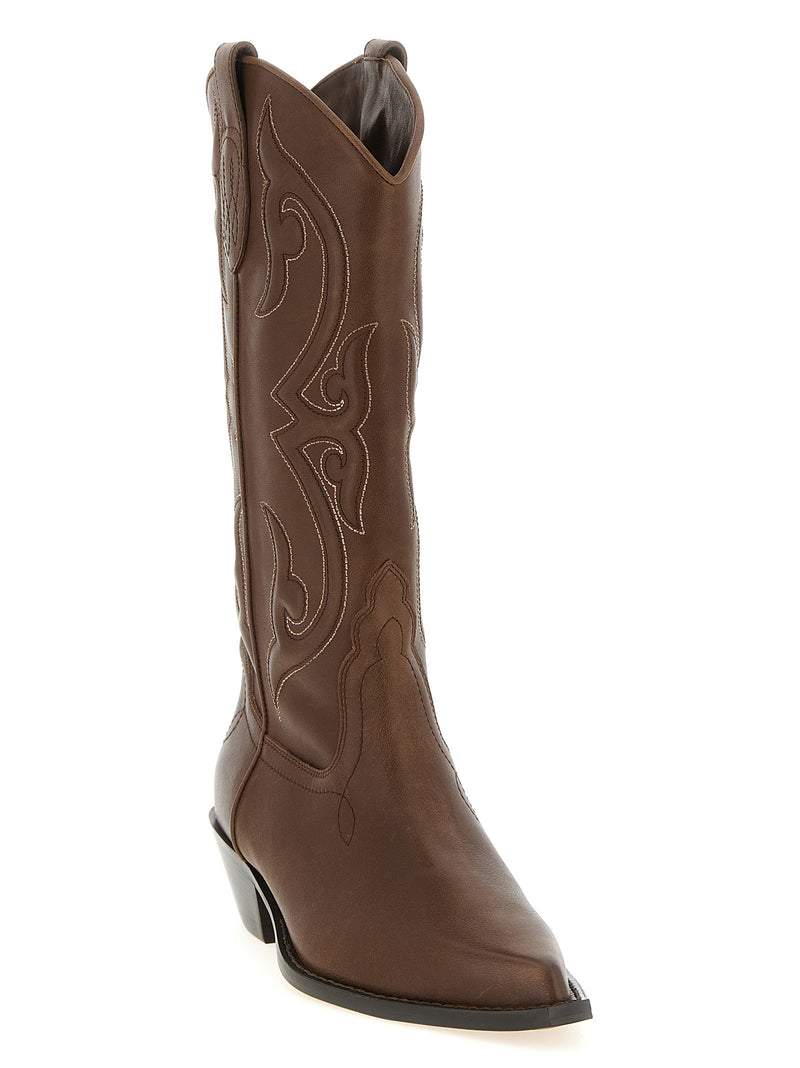 Sonora Yuma Brown Calfskin Chelsea Boots for Women
