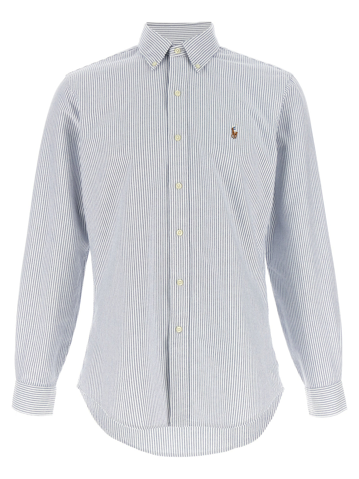 Polo Ralph Lauren Blue Cotton Blouse - Iconic Oxford Shirt