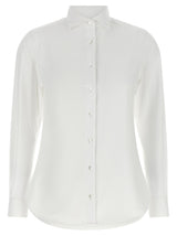 XACUS Pina White Polyamide Blouse for Women