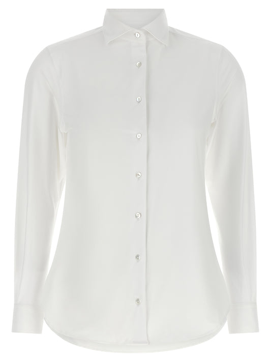 Chemisier en polyamide blanc XACUS