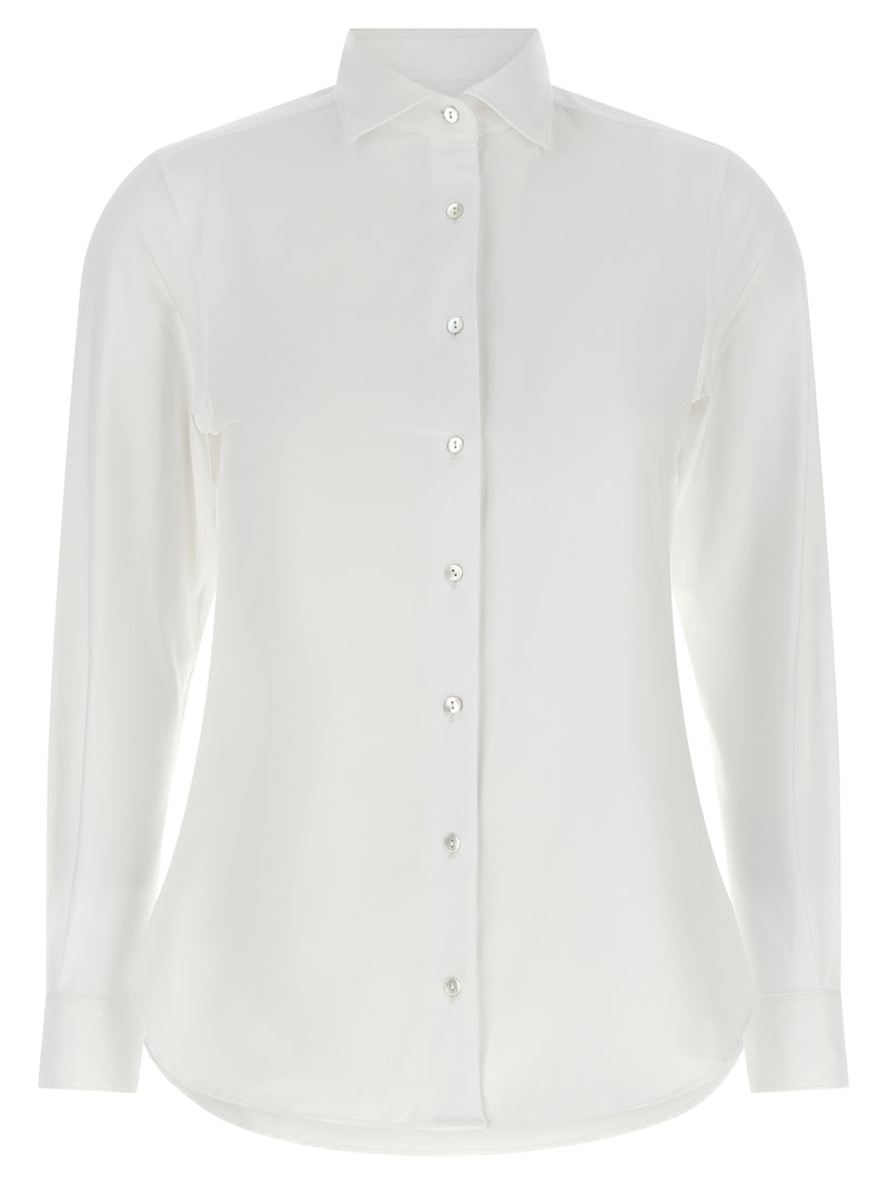 XACUS Pina White Polyamide Blouse for Women