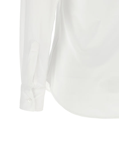 XACUS White Polyamide Blouse