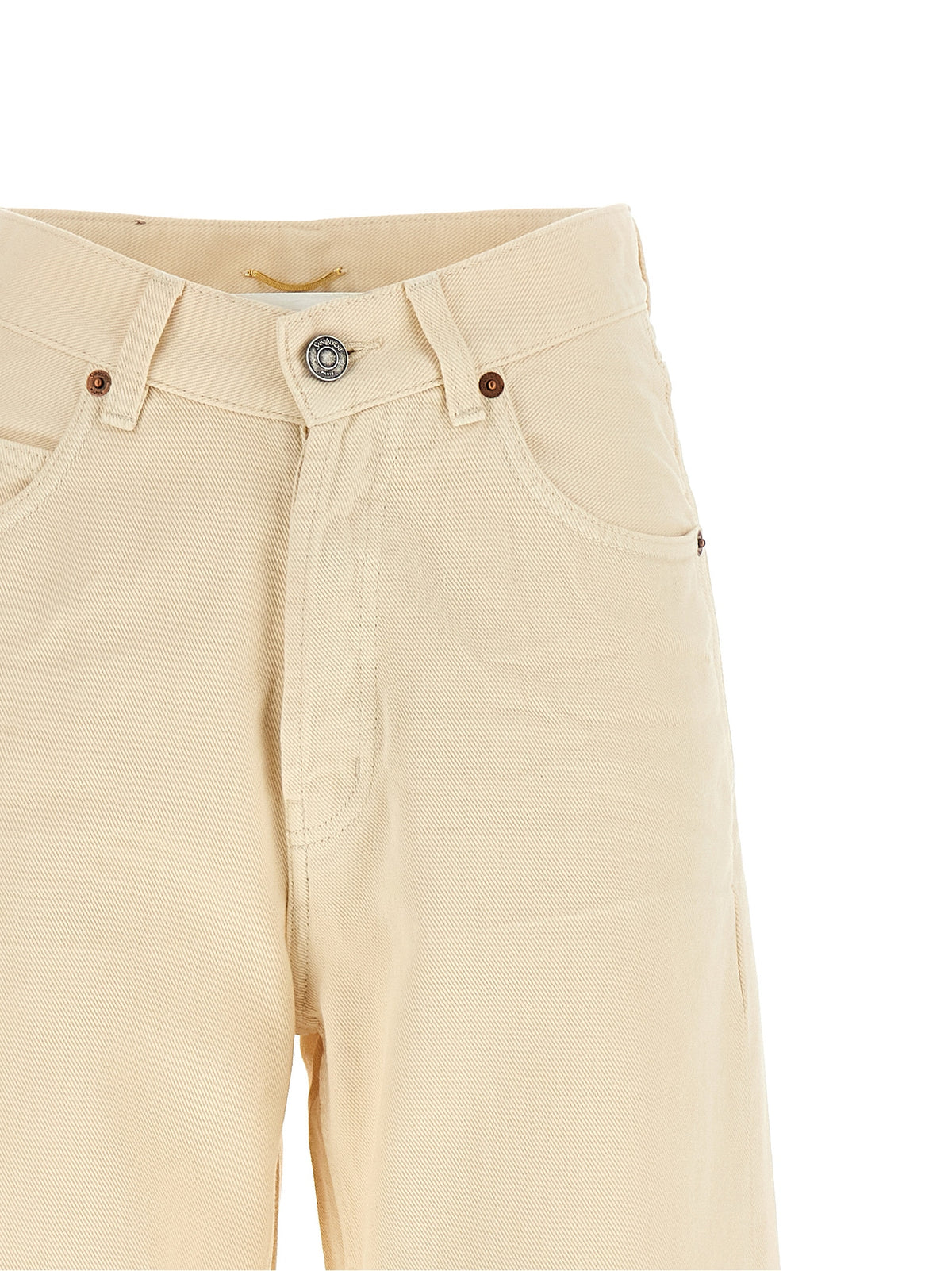 Saint Laurent Beige Cotton Jeans Denim - W28