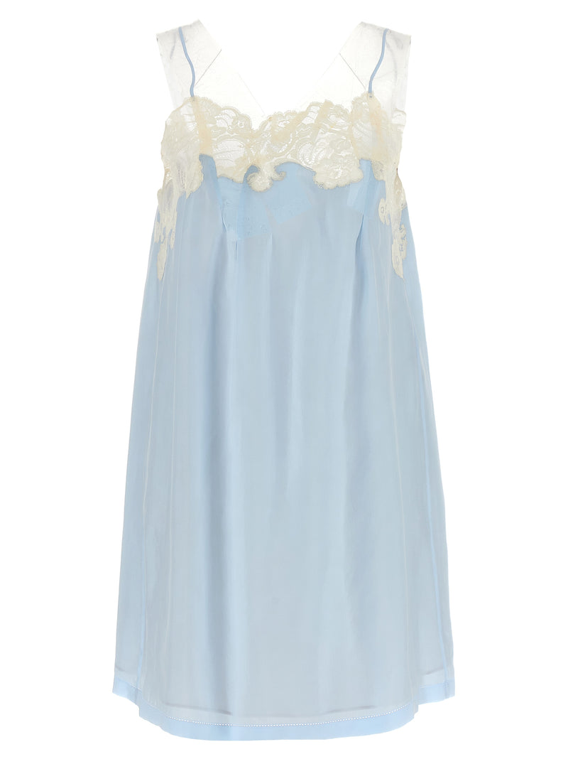 Robe courte Maison Margiela Bleu Cuivre