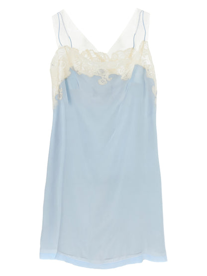 Maison Margiela Blue Copper Short Dress