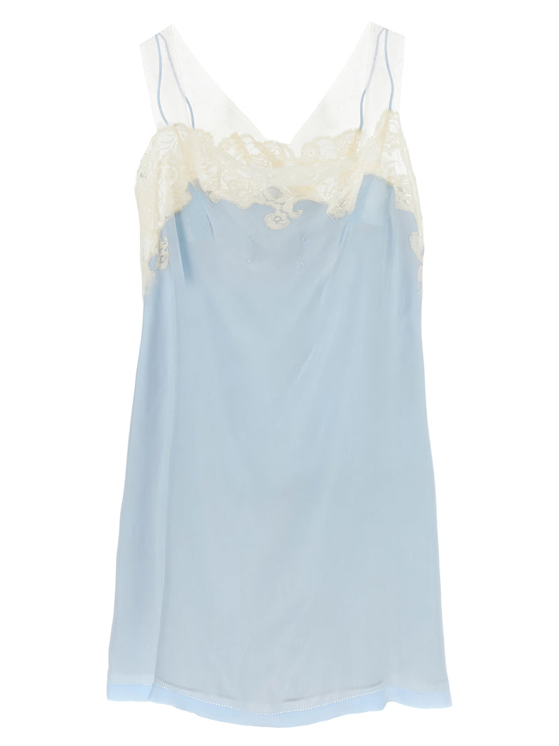 Robe courte Maison Margiela Bleu Cuivre