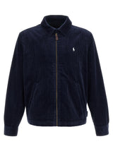 Veste longue en coton bleu Polo Ralph Lauren