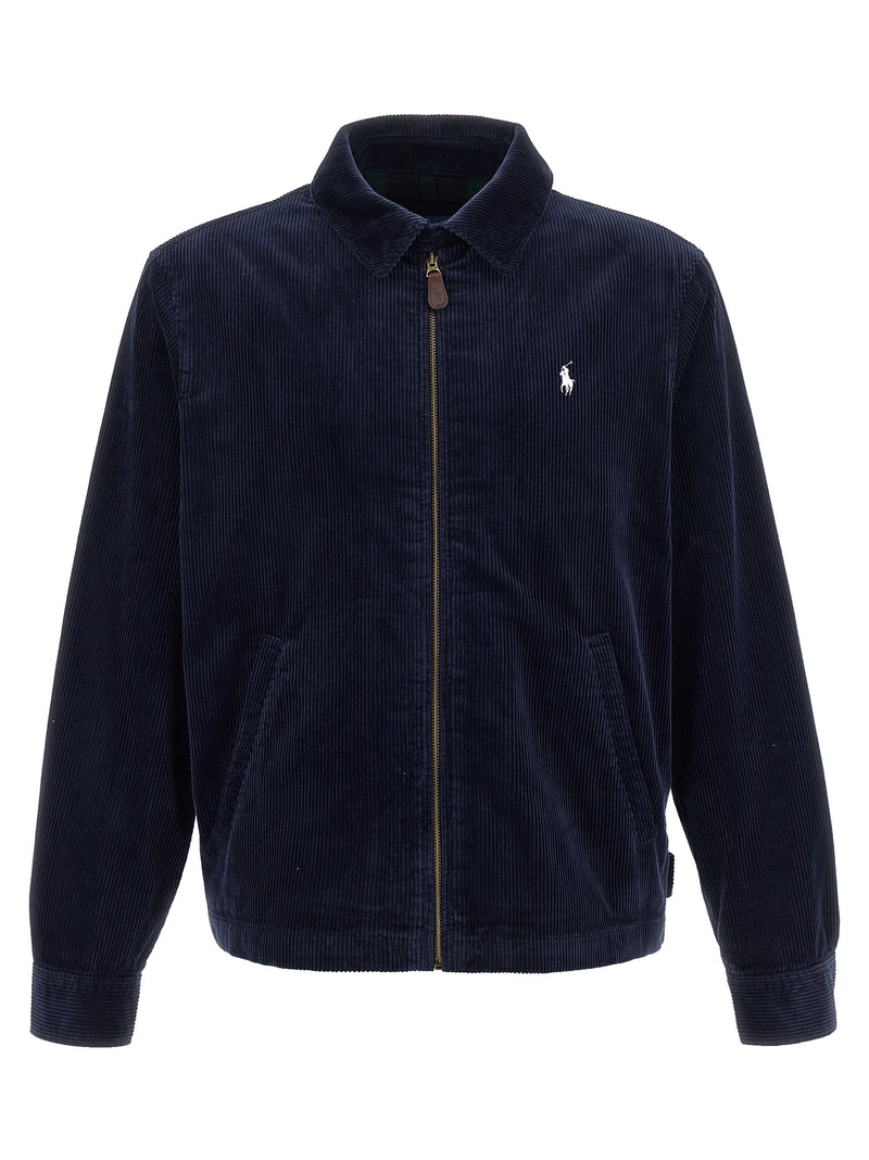 Veste longue en coton bleu Polo Ralph Lauren
