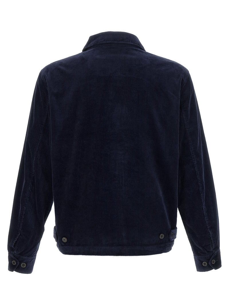 Veste longue en coton bleu Polo Ralph Lauren