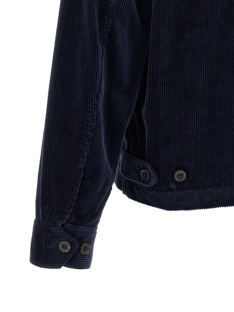 Veste longue en coton bleu Polo Ralph Lauren