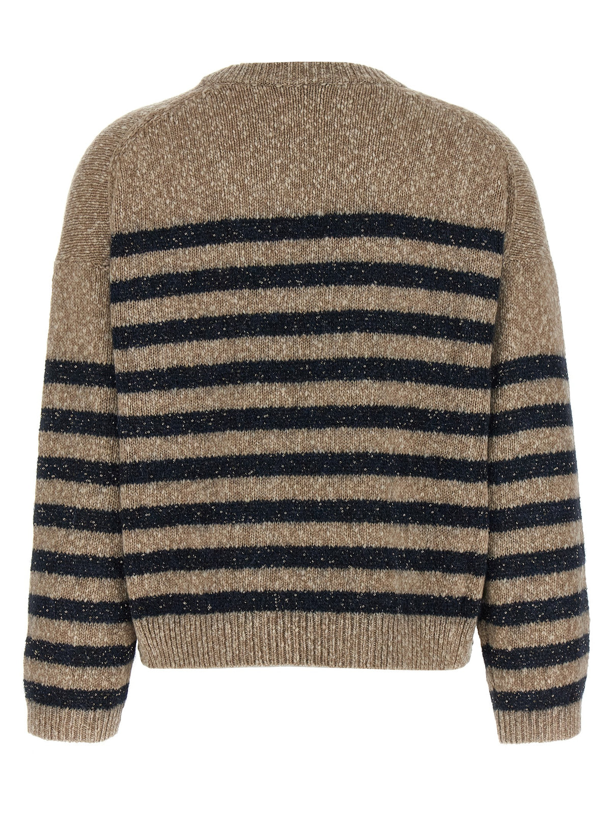 Cardigan en laine multicolore Brunello Cucinelli