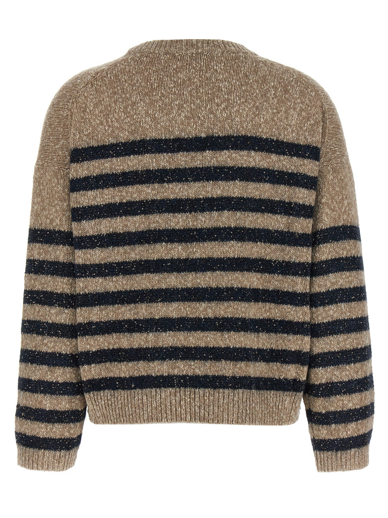 Brunello Cucinelli Multicolor Wool Cardigan