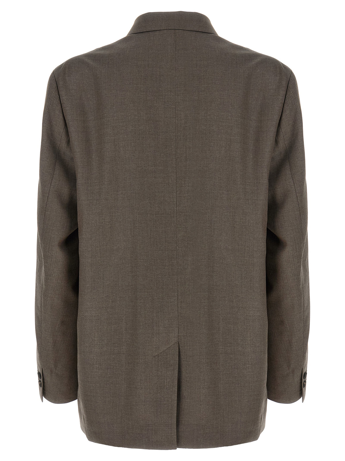 SSSTEIN Gray Wool Blazer - Elegant Double-Breasted Design