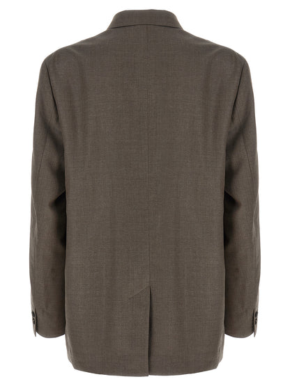SSSTEIN Gray Wool Blazer
