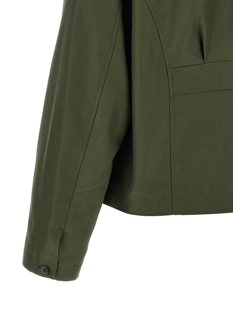 Veste longue bicolore en polyester SECOND/LAYER
