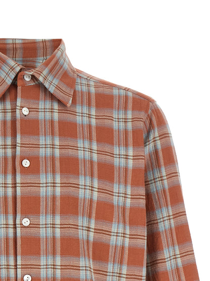SECOND/LAYER Orange Cotton Blouse