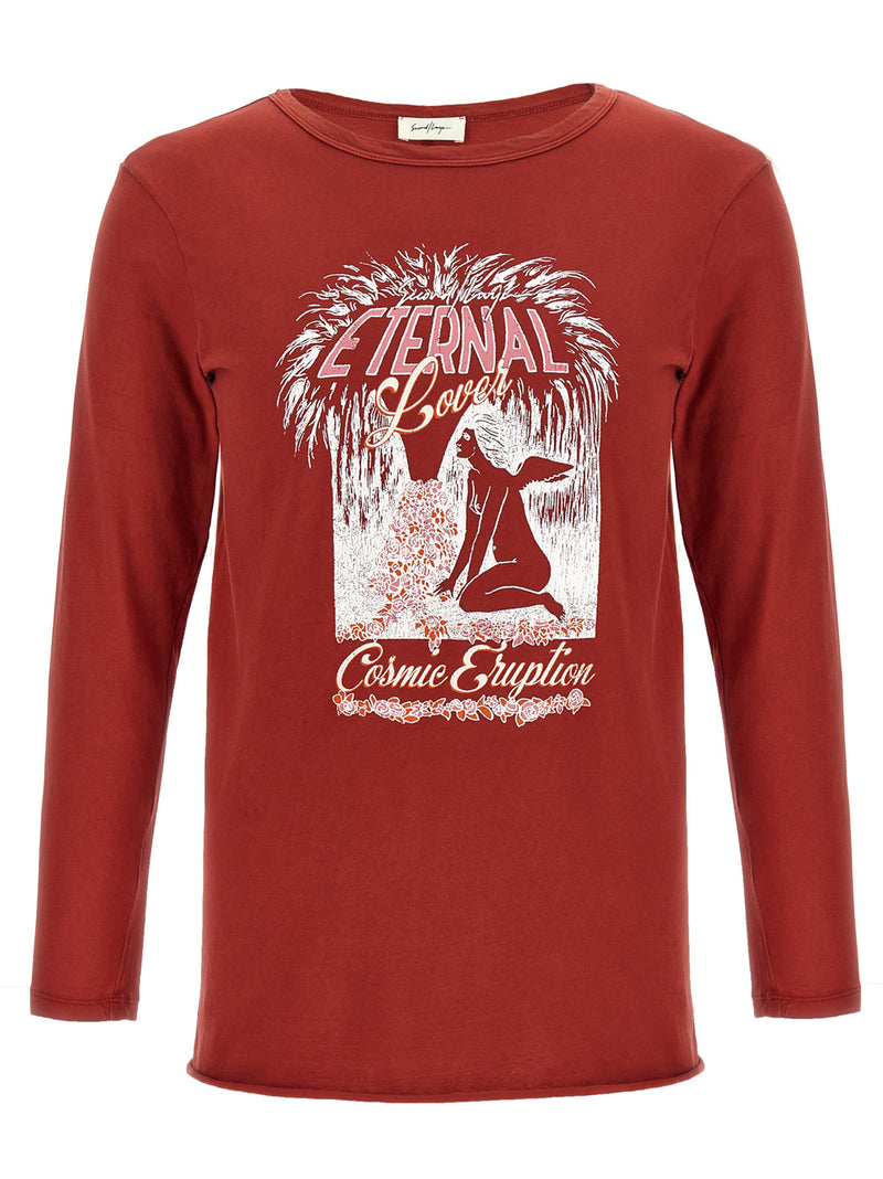 T-shirt SECOND/LAYER en coton multicolore